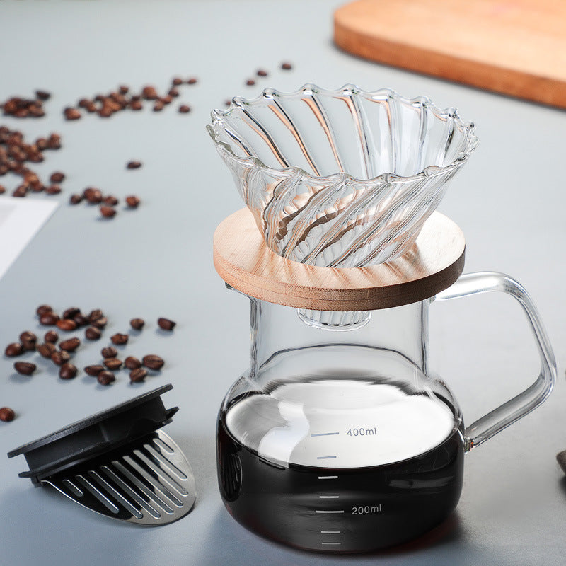 Coffee Pot- Glass Filter Cup